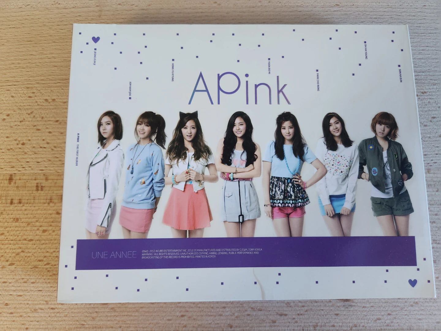 APink The First Album - Une Année CD and photobook