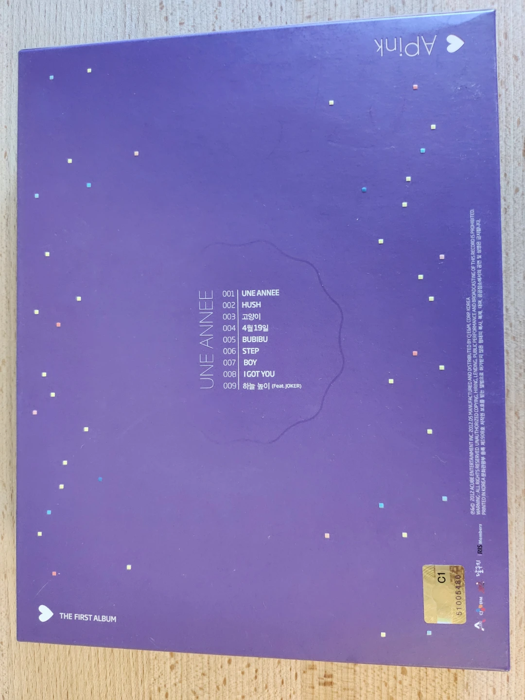 APink The First Album - Une Année CD and photobook - photo 3