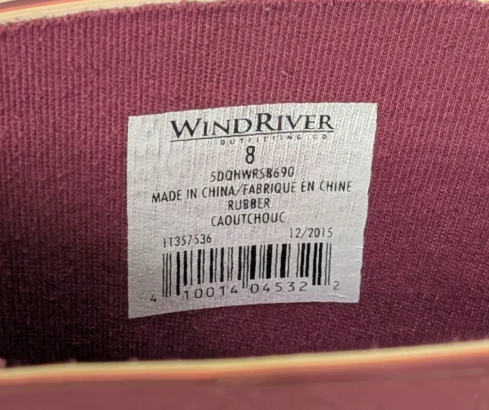 Wind River Women's Size 8 Rubber Rain Boots - photo 3