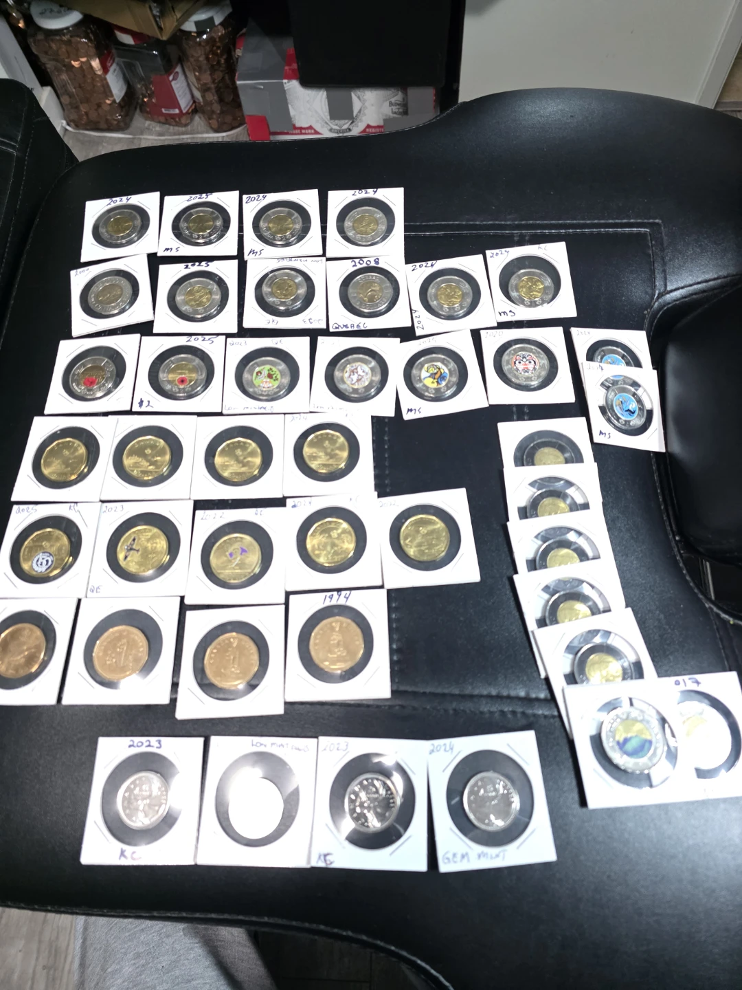 Collection of Canadian Dollar Coins