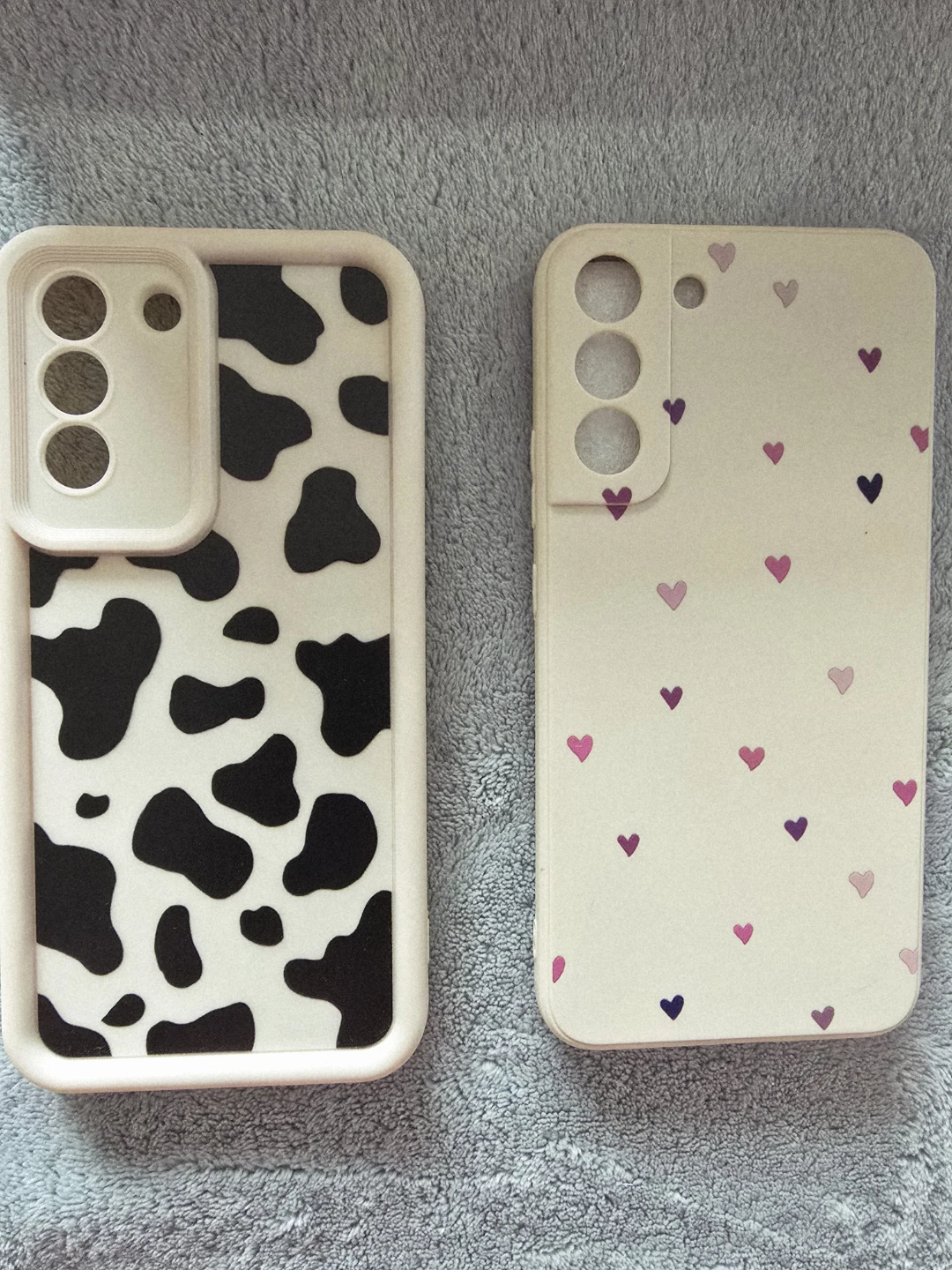 Cow Print & Heart Phone Case Bundle S22