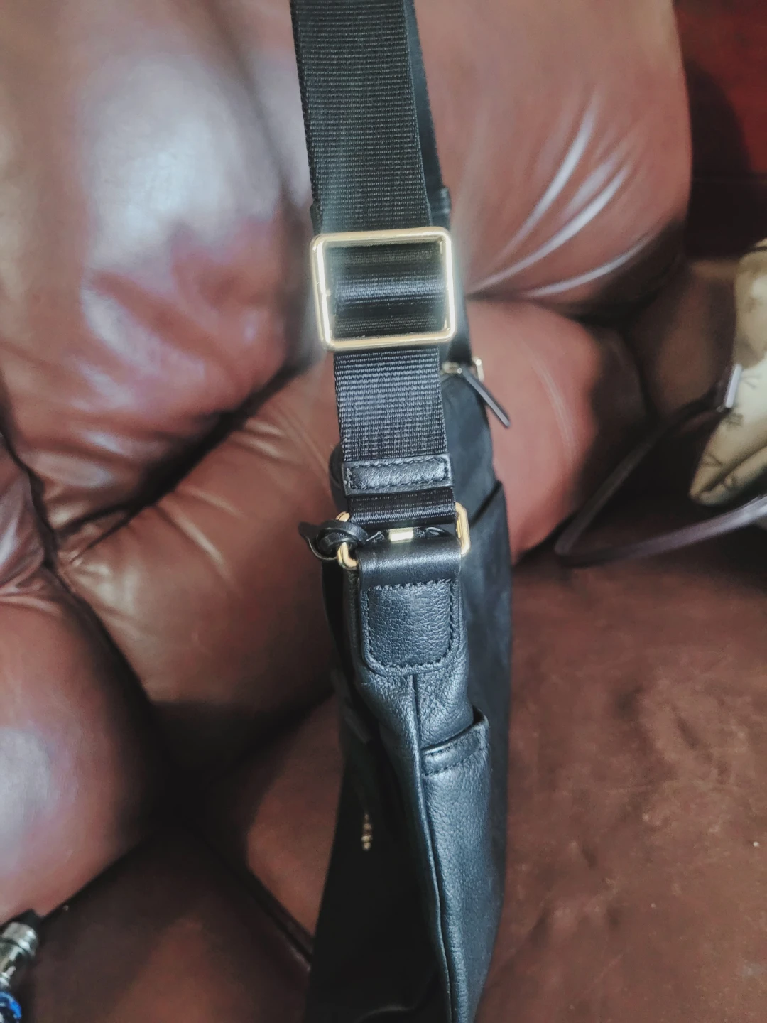 Tumi Black Leather Crossbody Bag - photo 2