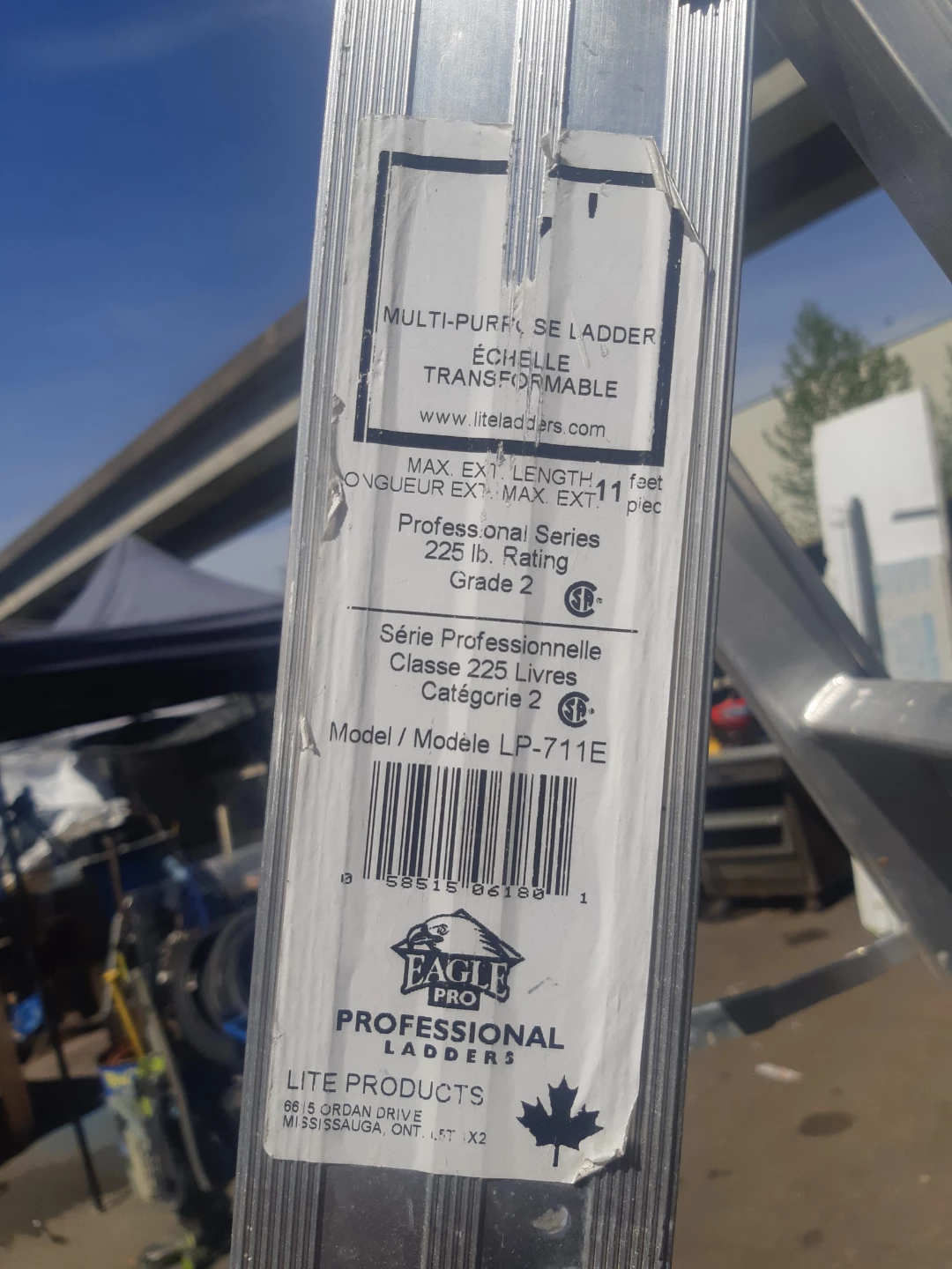 Lite Products Inc. Multi-Purpose Ladder LP-711E - photo 4