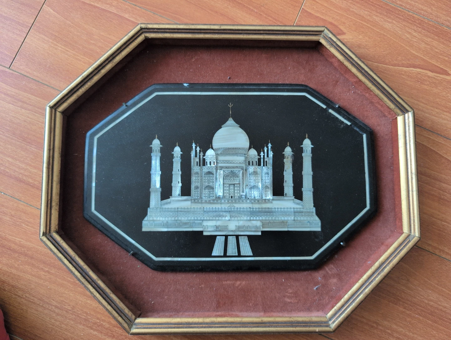 Framed Taj Mahal Replica Wall Art