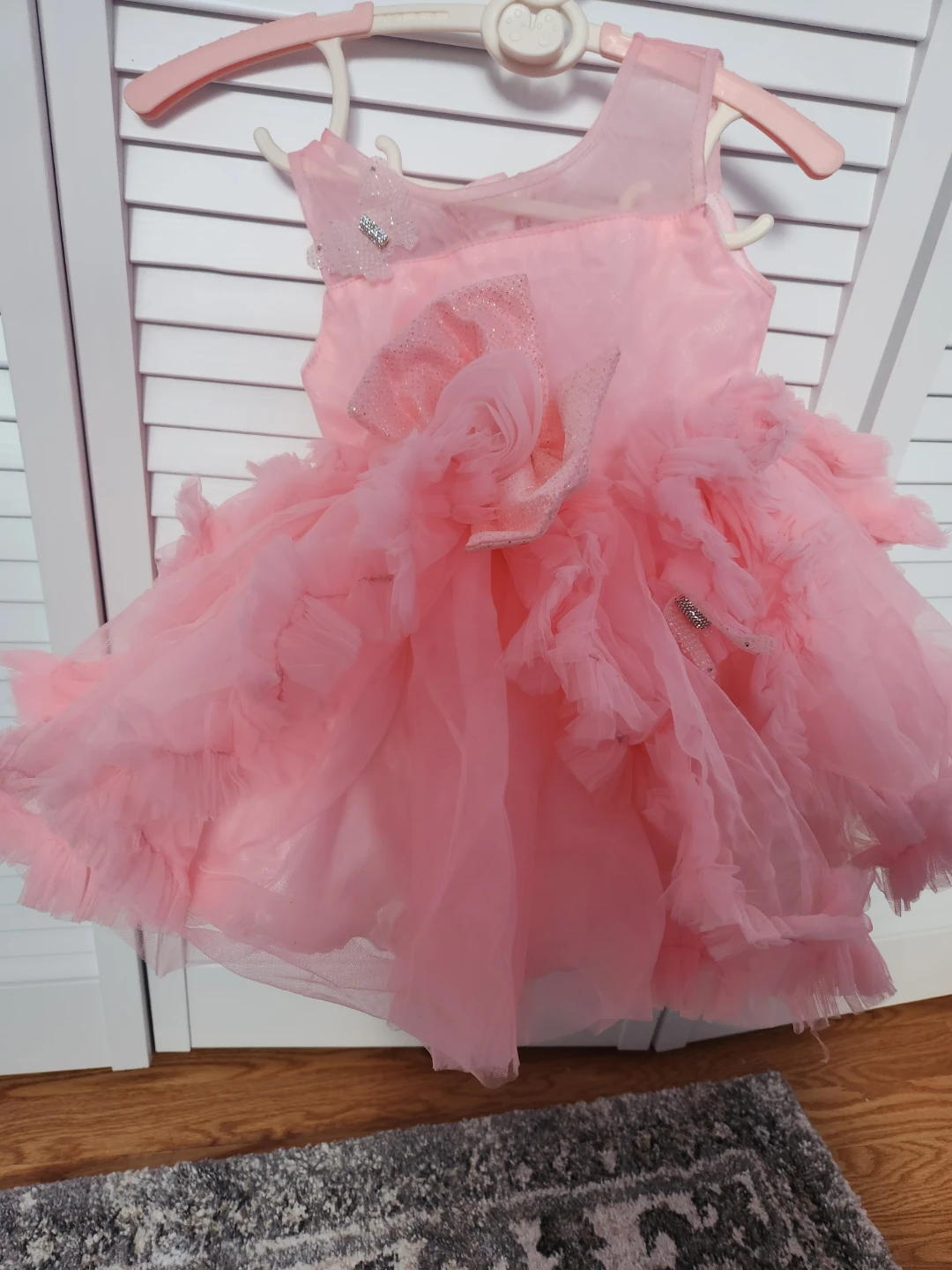 Pink Tulle Party Dress for Girls - photo 2