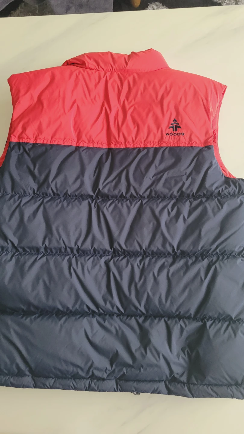 Woods Puffer Vest - Red/Navy - M/M - photo 4