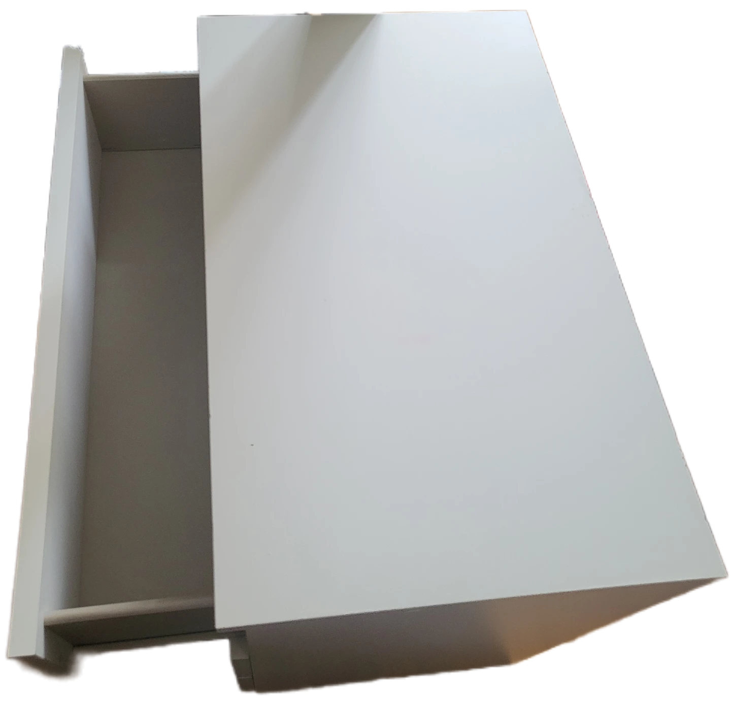 White 3-Drawer Dresser - photo 2