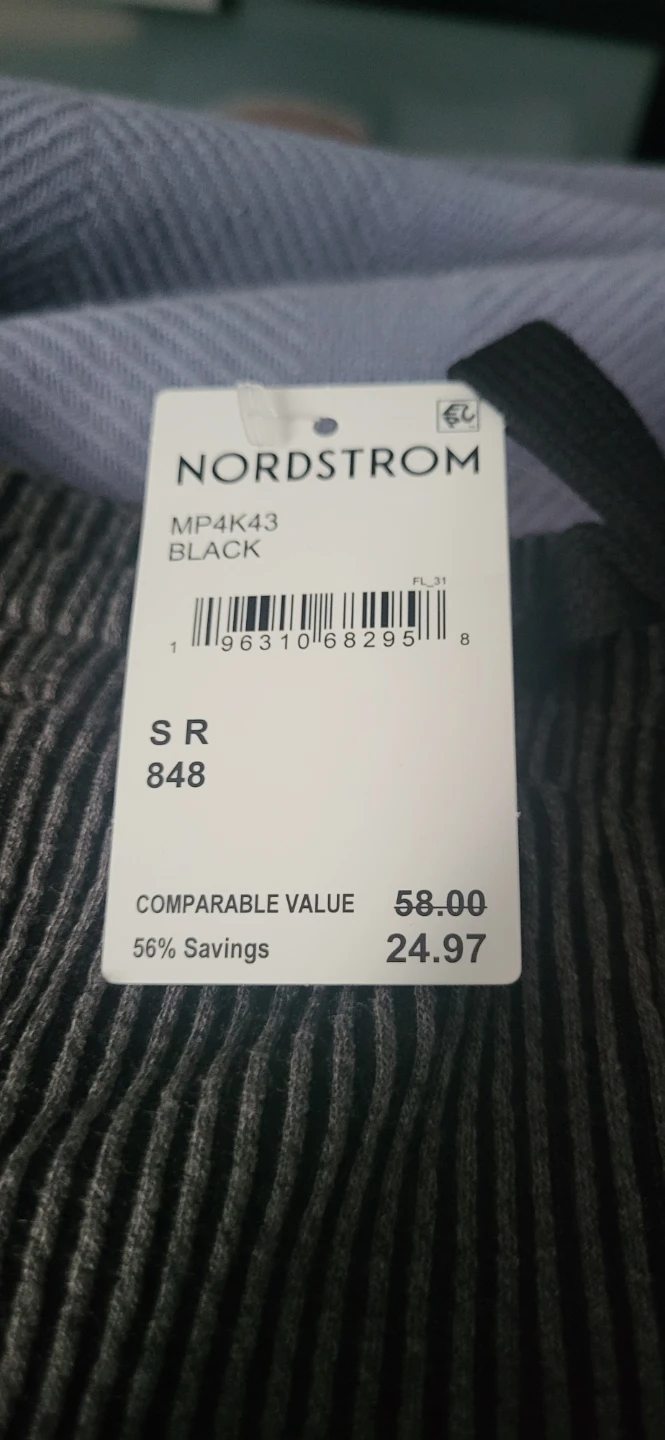 Nordstrom Black Striped Lounge Pants Size S - photo 2
