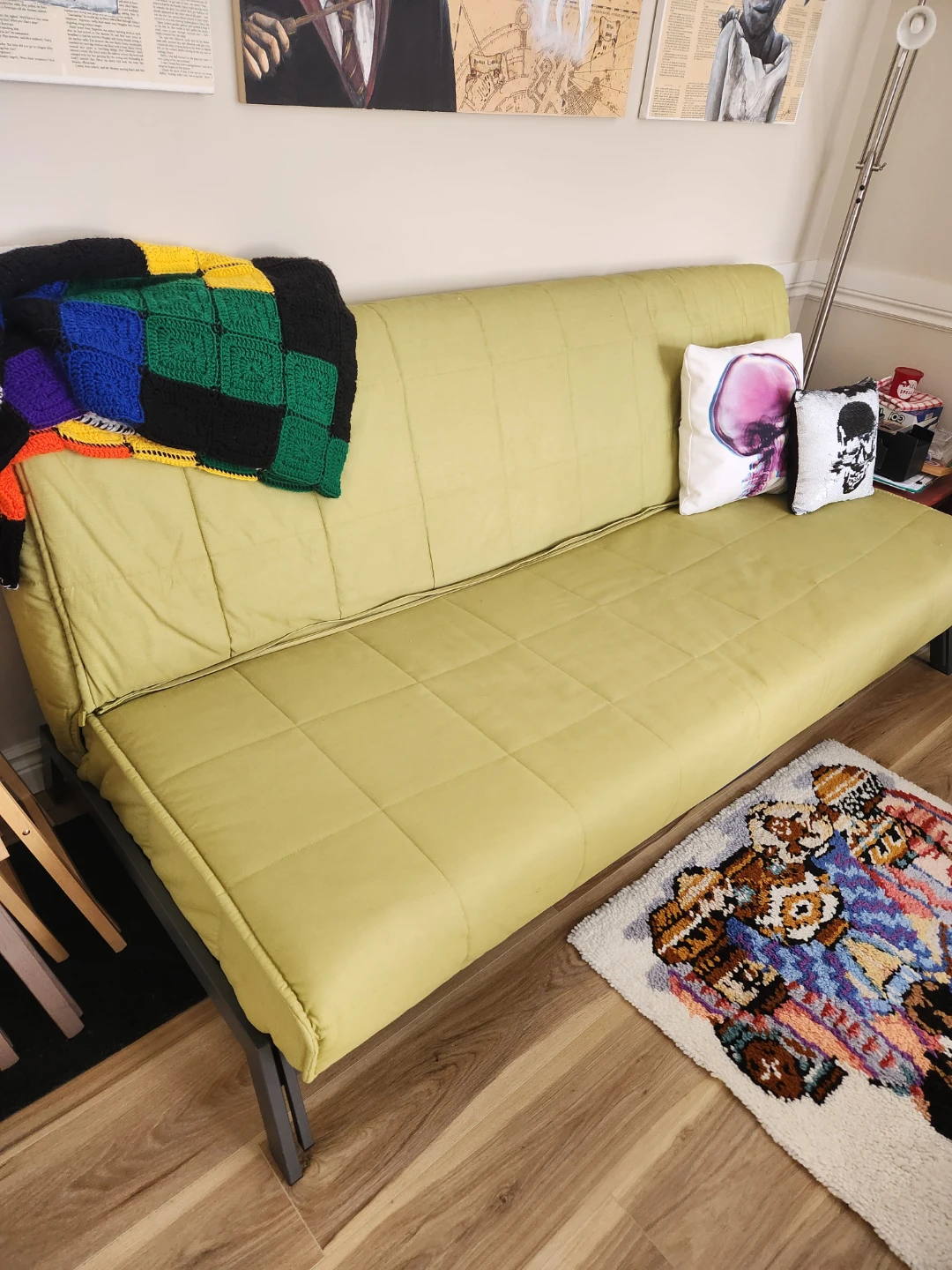 Light Green Futon Sofa Bed