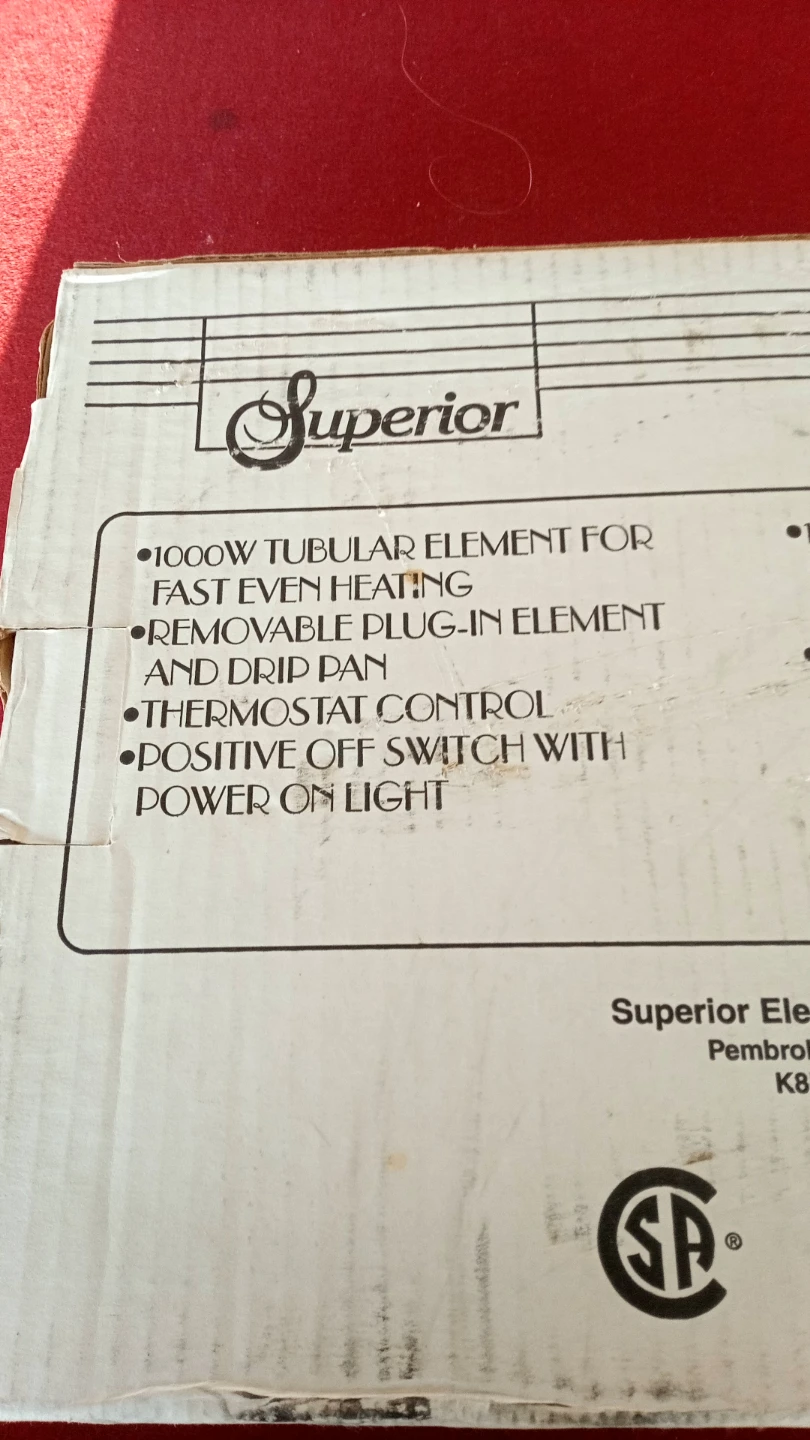 Superior Electric 1000W Buffet Range - photo 5