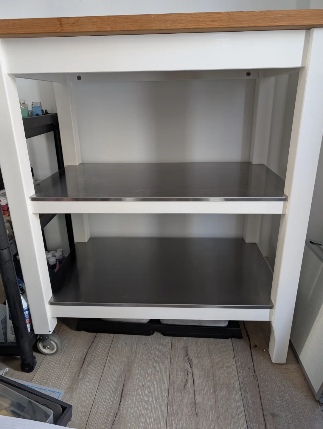 IKEA STENSTORP Kitchen Cart - White, Oak - photo 5
