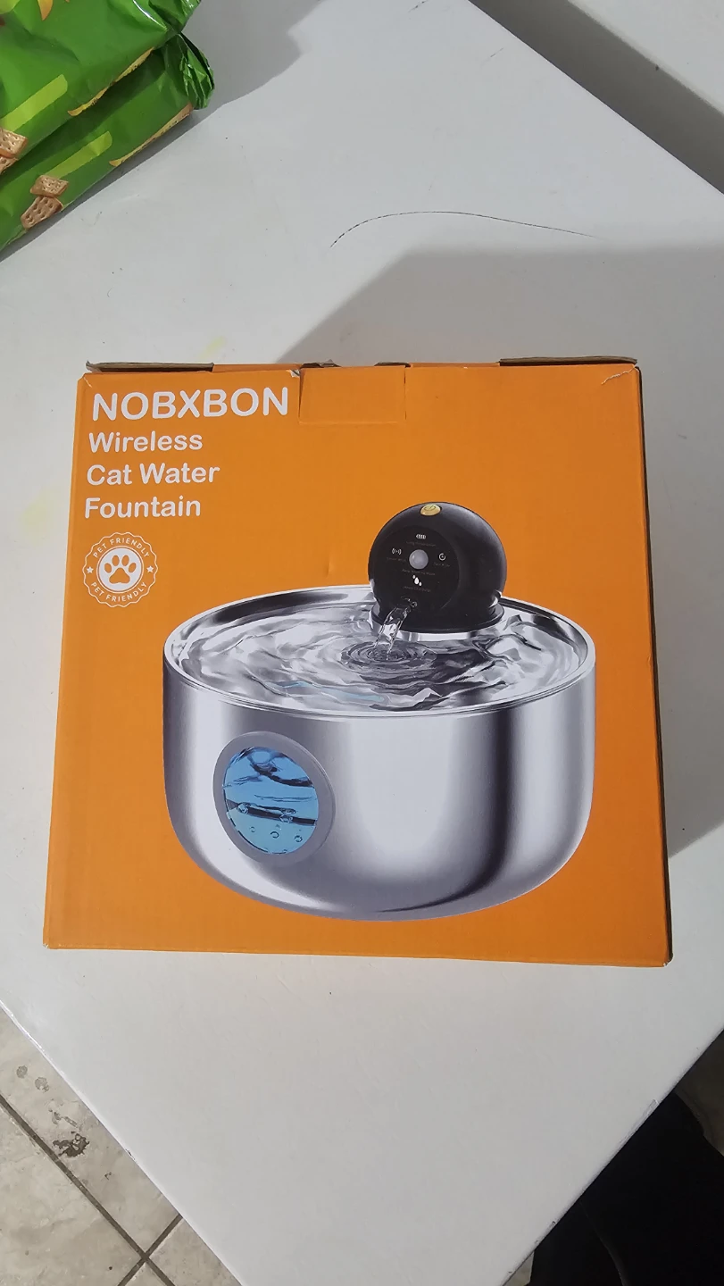 NOBXBON Wireless Cat/pet Water Fountain