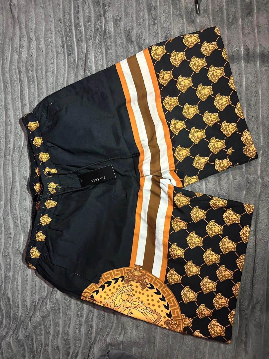 Versace Medusa Print Swim Shorts