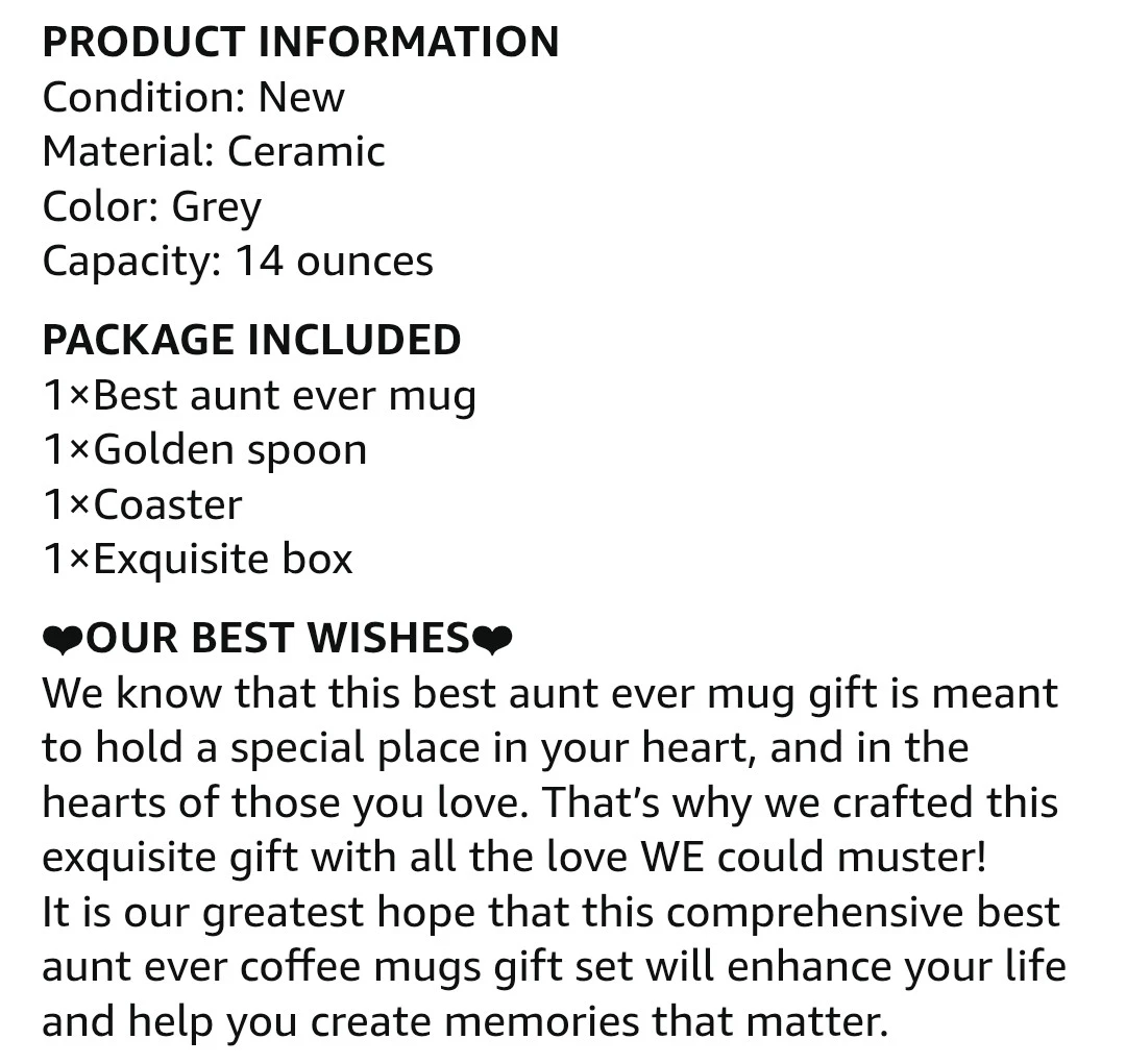 Best Aunt Ever Coffee Mug - photo 5