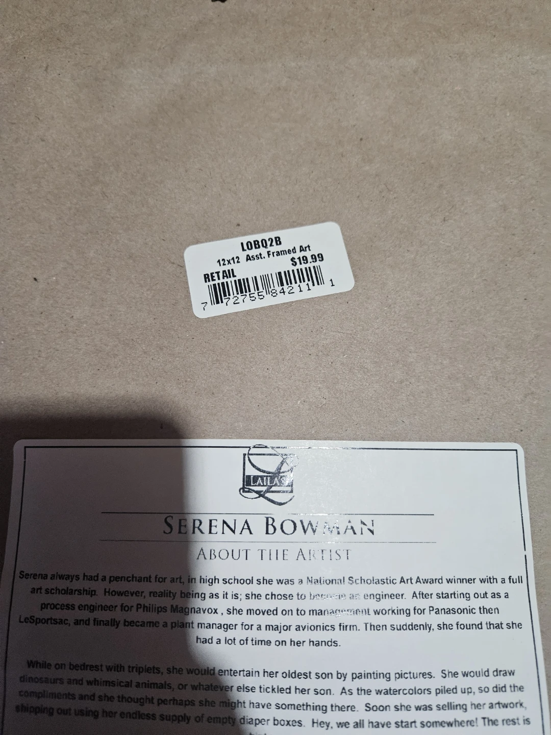 Serena Bowman "Mama and Baby Sheep" Framed Art - photo 3