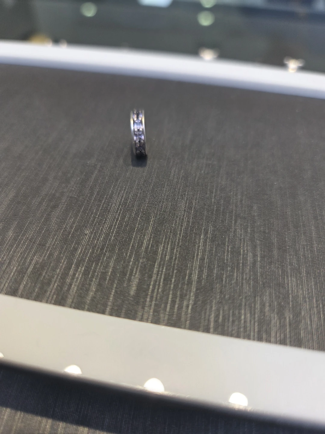 Pandora Sterling Silver Charm with Cubic Zirconia