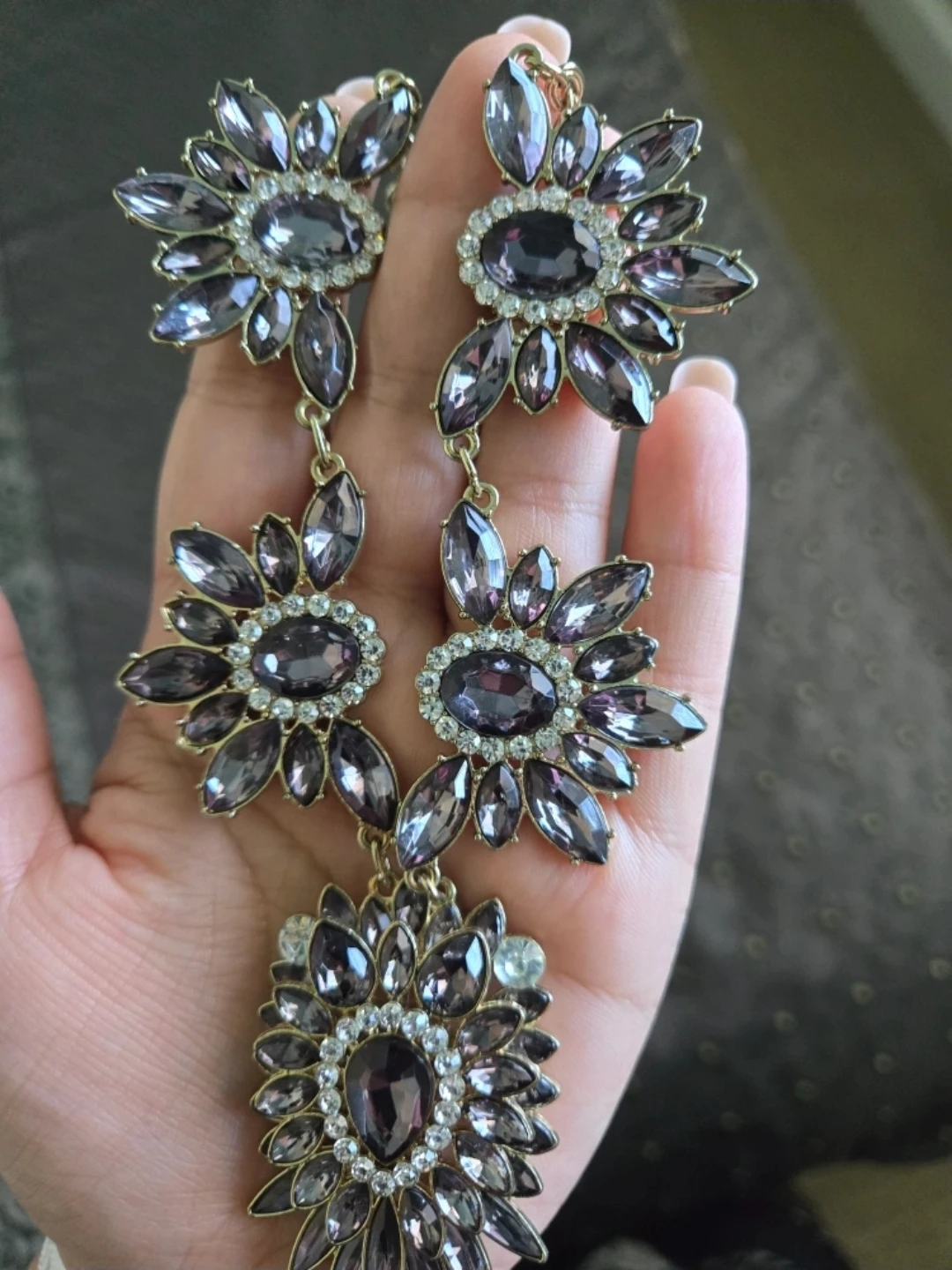 Purple Gemstone necklace