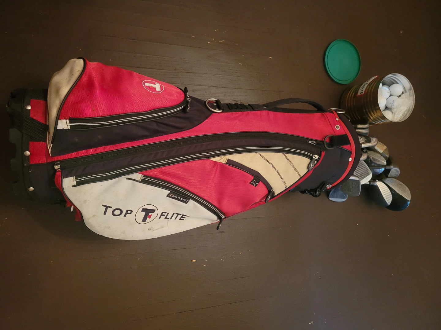 Top Flite Golf Bag with Assorted Clubs and Pinnacle Golf Balls - photo 4