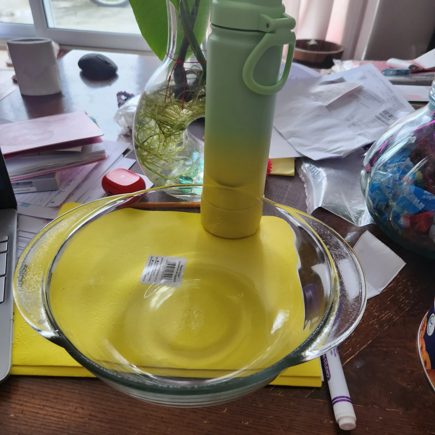 Glass Mixing Bowl with Lid