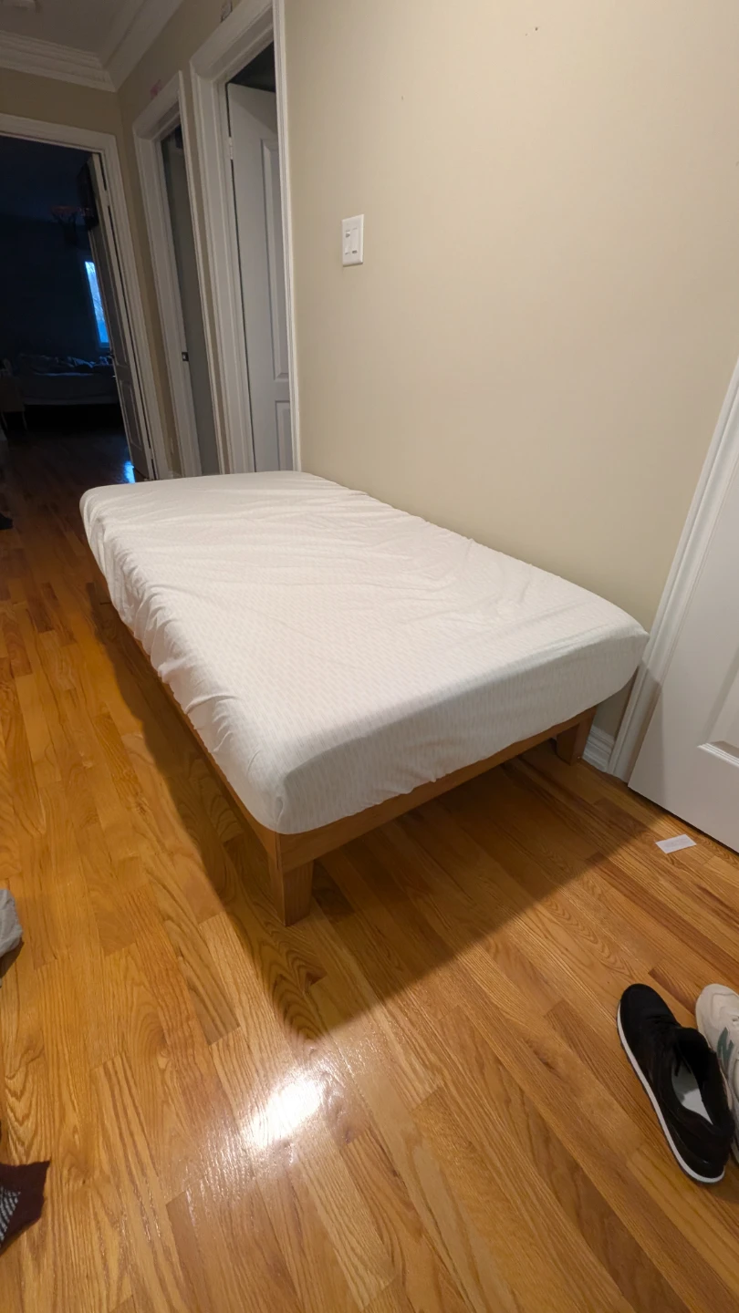 Wooden Bed Frame with Slatted Base - photo 5