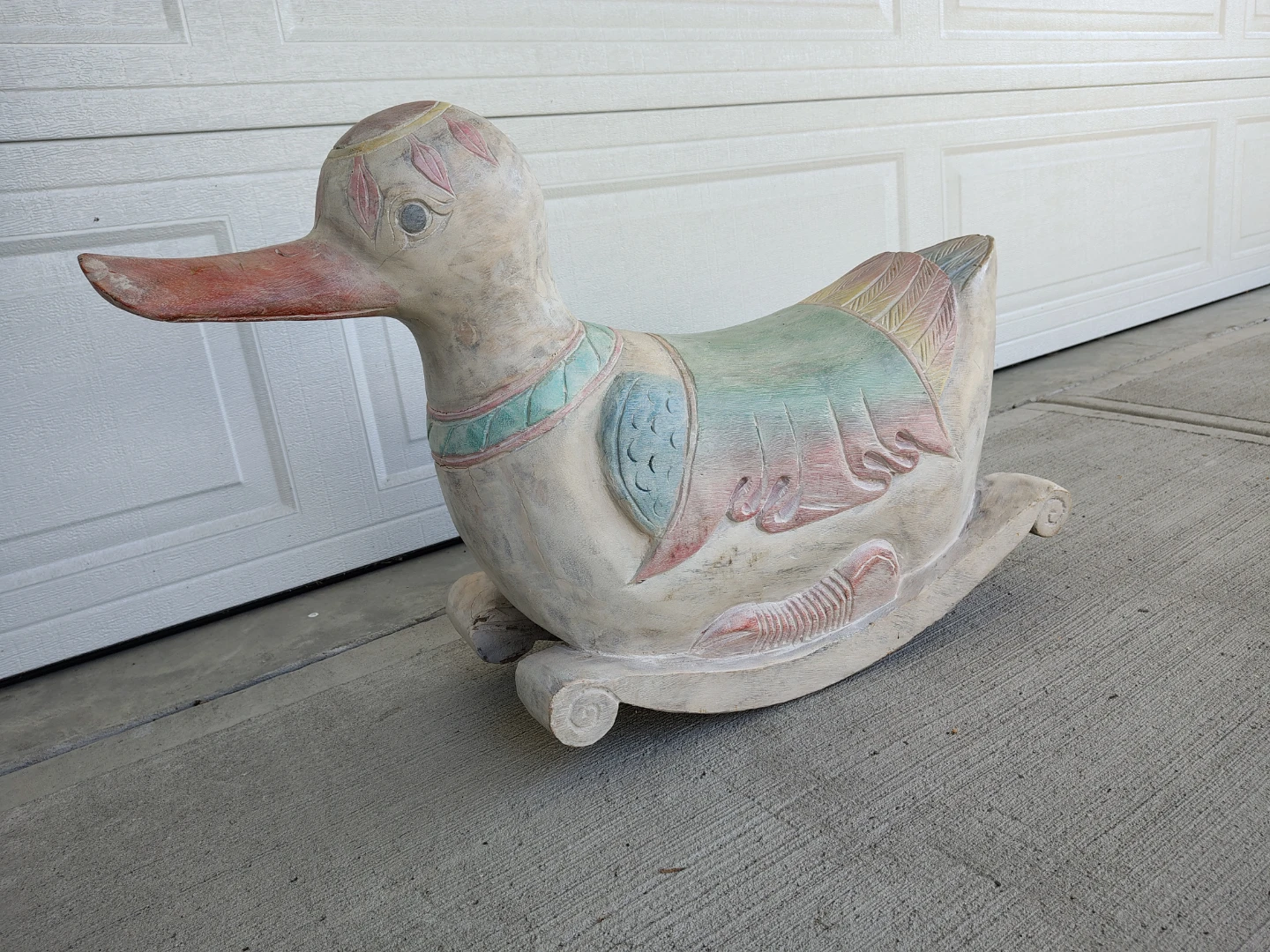 Vintage Wooden Duck Rocker. - photo 2