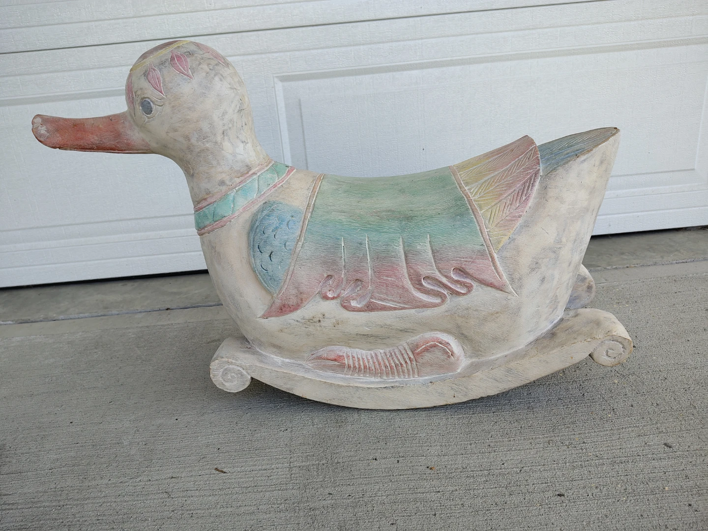 Vintage Wooden Duck Rocker. - photo 3