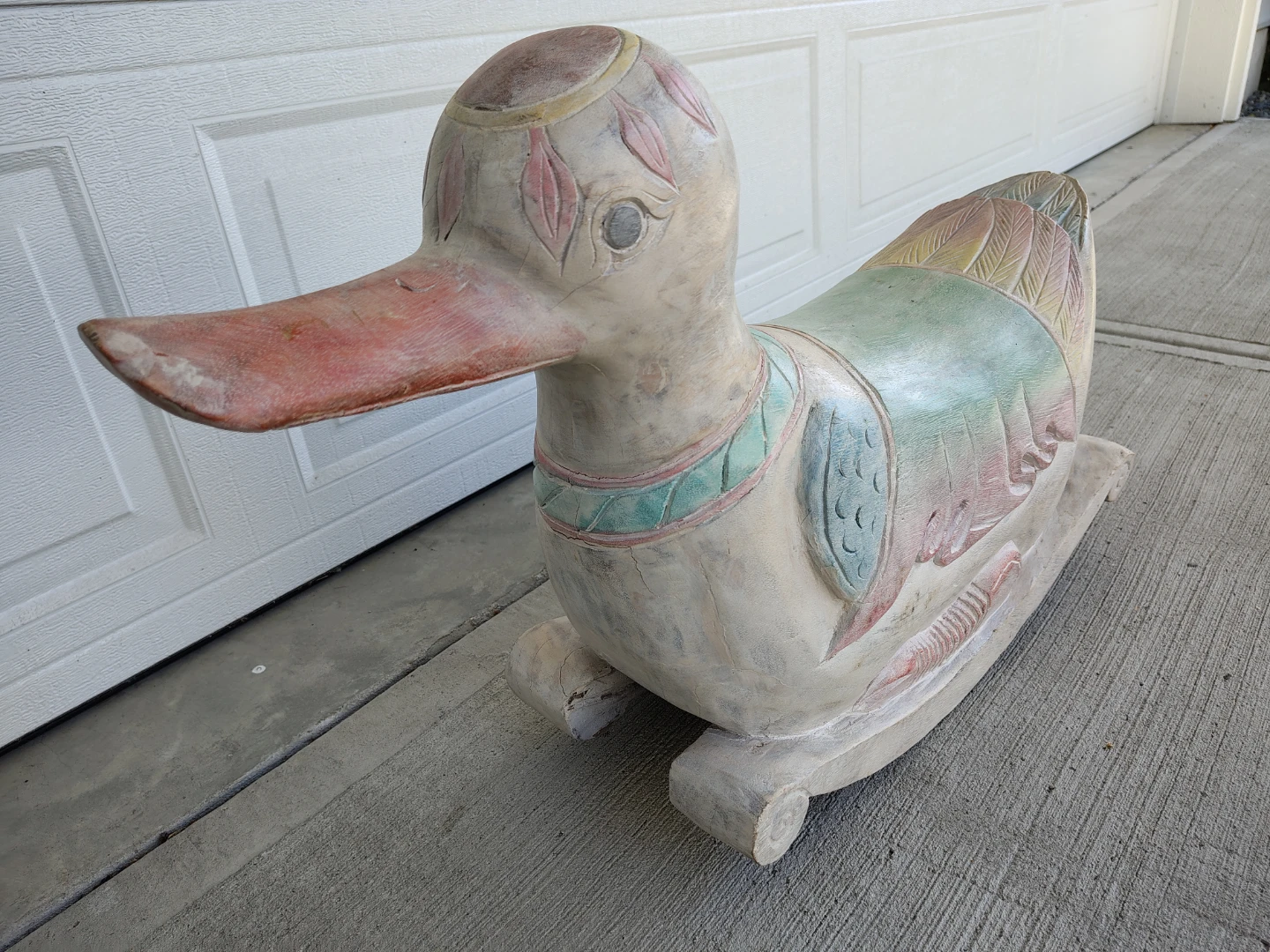 Vintage Wooden Duck Rocker. - photo 4