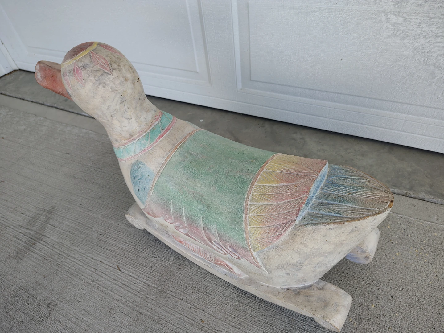 Vintage Wooden Duck Rocker. - photo 5