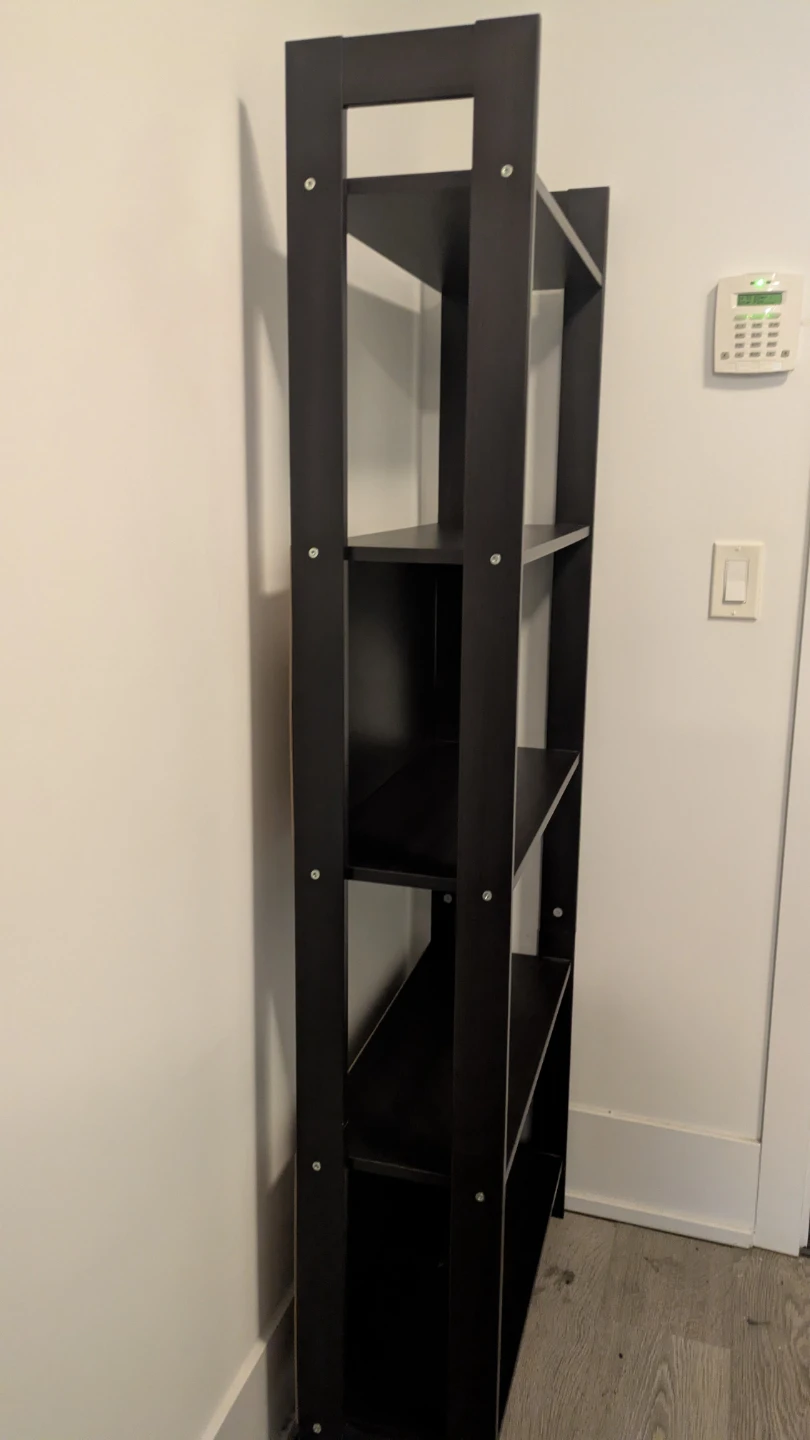 Dark Brown IKEA Ladder Bookshelf - photo 3