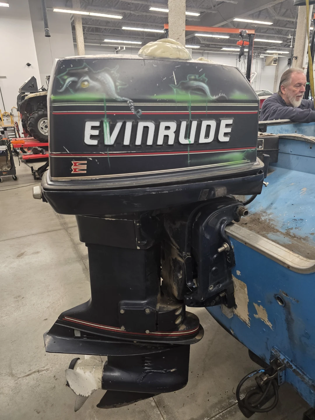 Evinrude Outboard Motor 90 hp