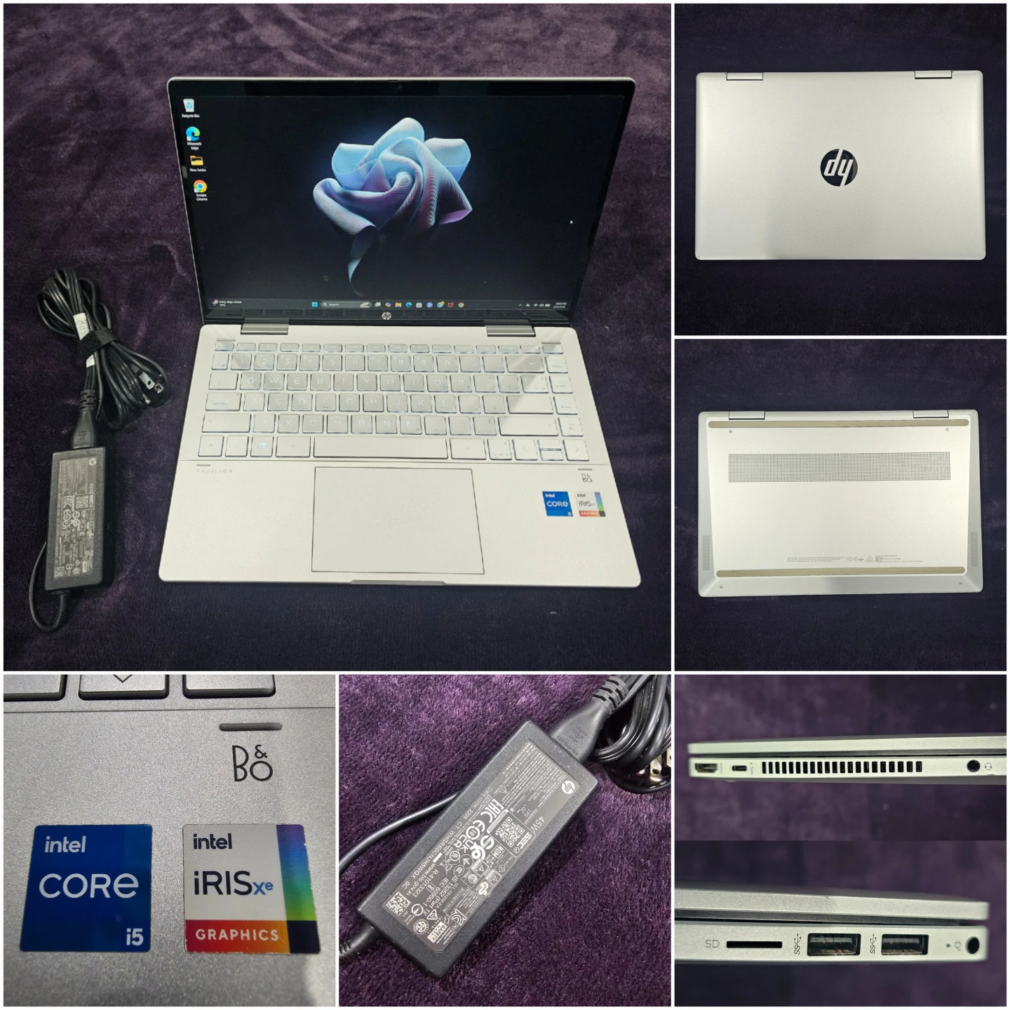 2023 Touch i5 12th 512gb SSD Win11 HP Pavilion x360 14" 2-in-1 - photo 2