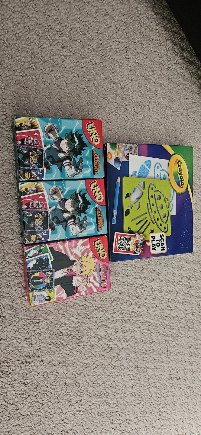 UNO Card Game Set - My Hero Academia & Boruto