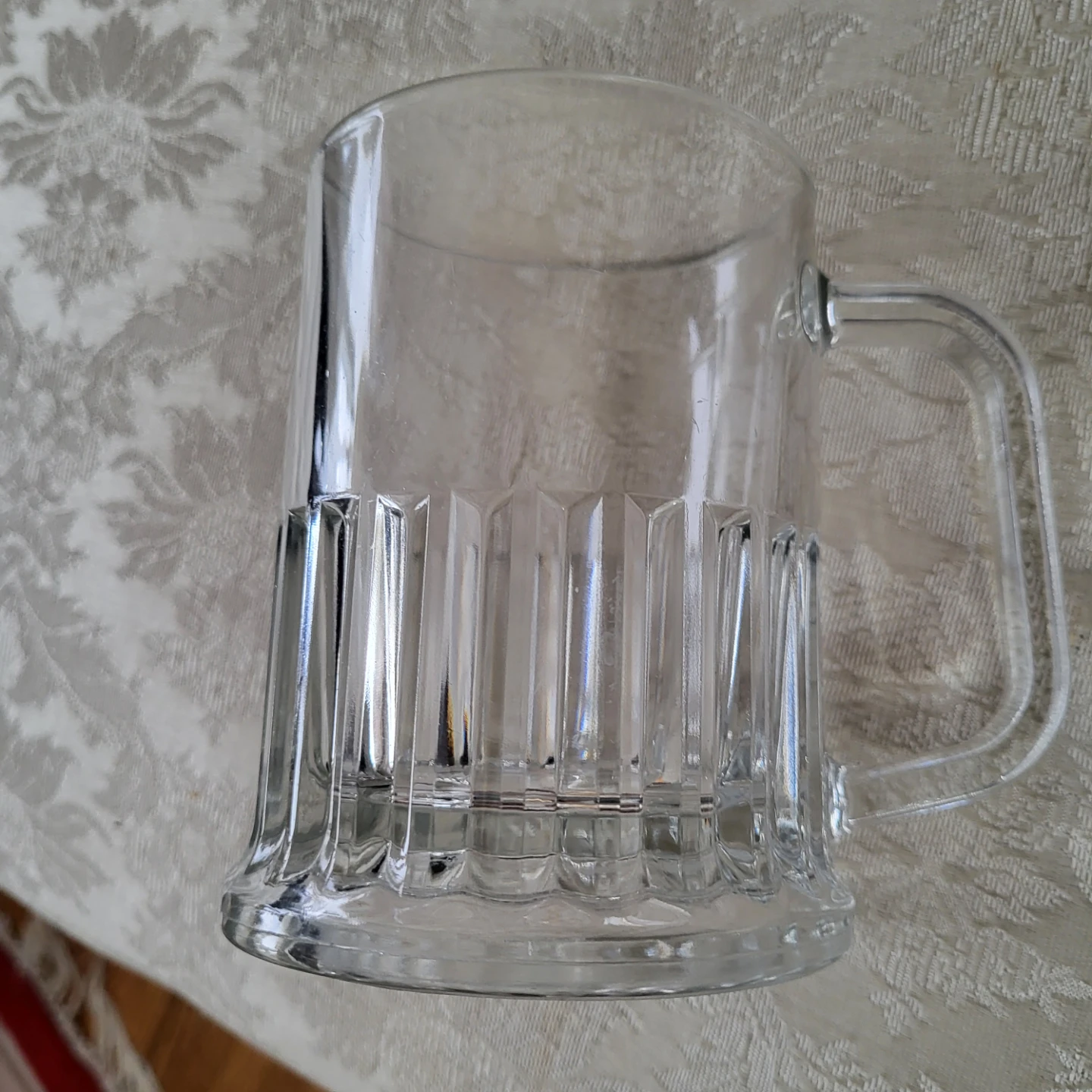 Pair of vintage Clear Glass Mugs - photo 3
