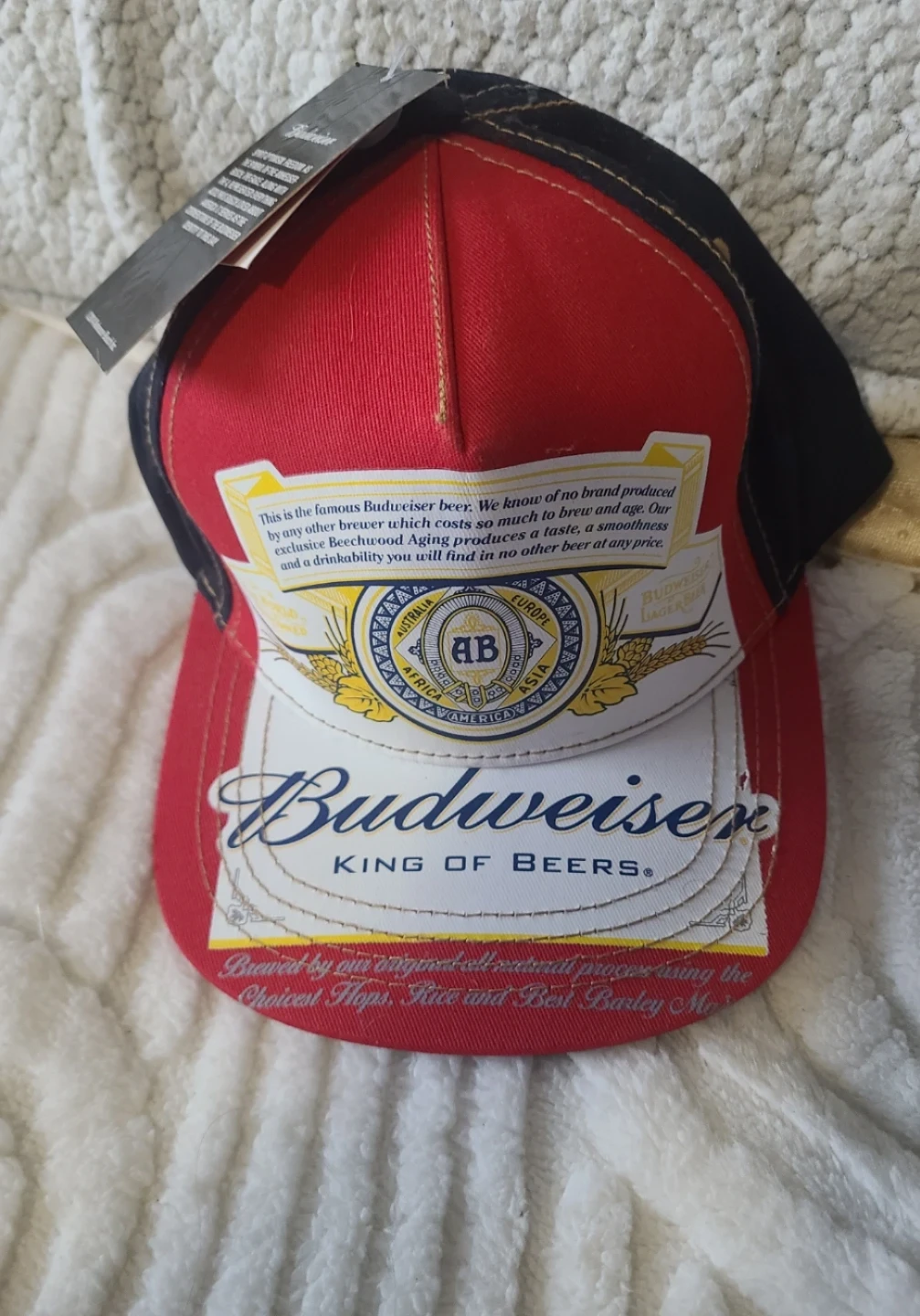 Budweiser King of Beers Adjustable Baseball Cap