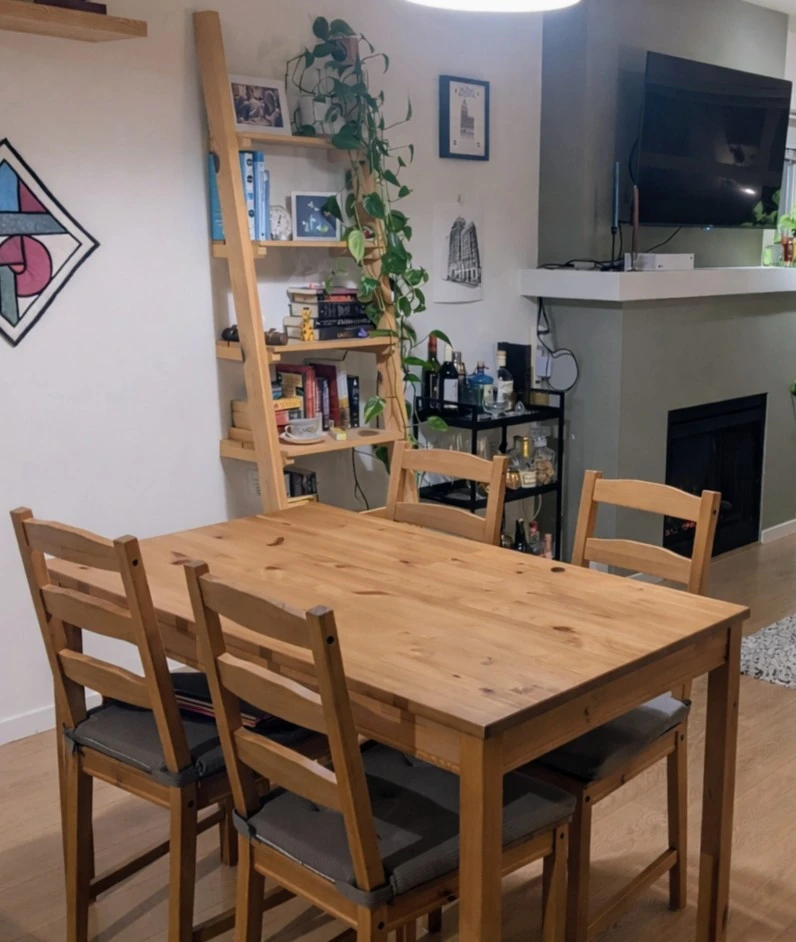 IKEA Wooden Dining Table - photo 3