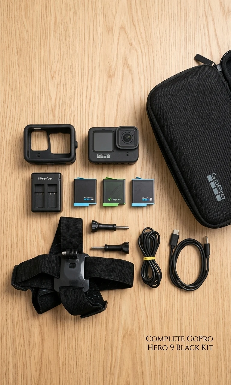 GoPro HERO 9 Black Action Camera Kit