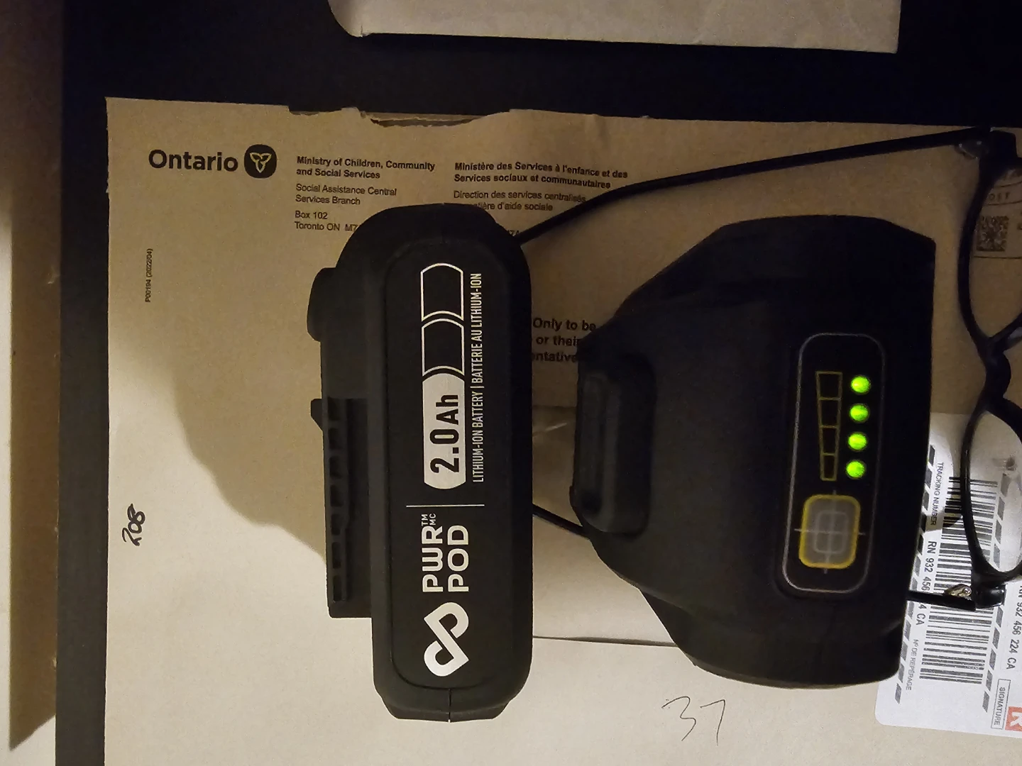 Mastercraft 2.0 power pod 2amp battery