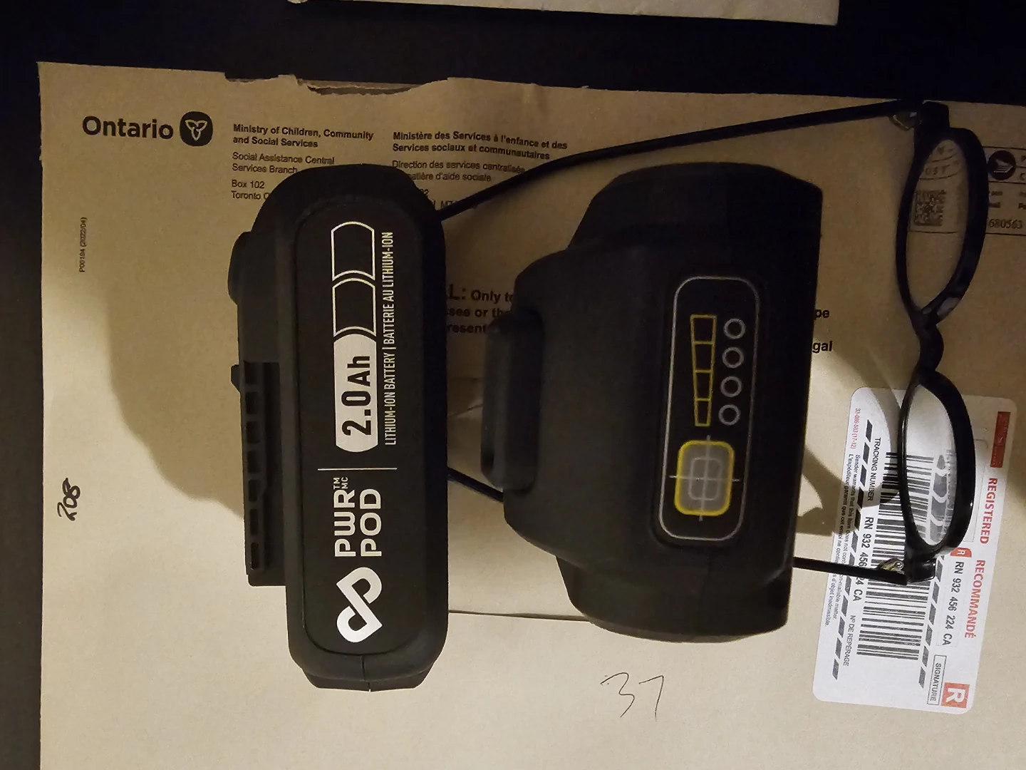 Mastercraft 2.0 power pod 2amp battery - photo 2