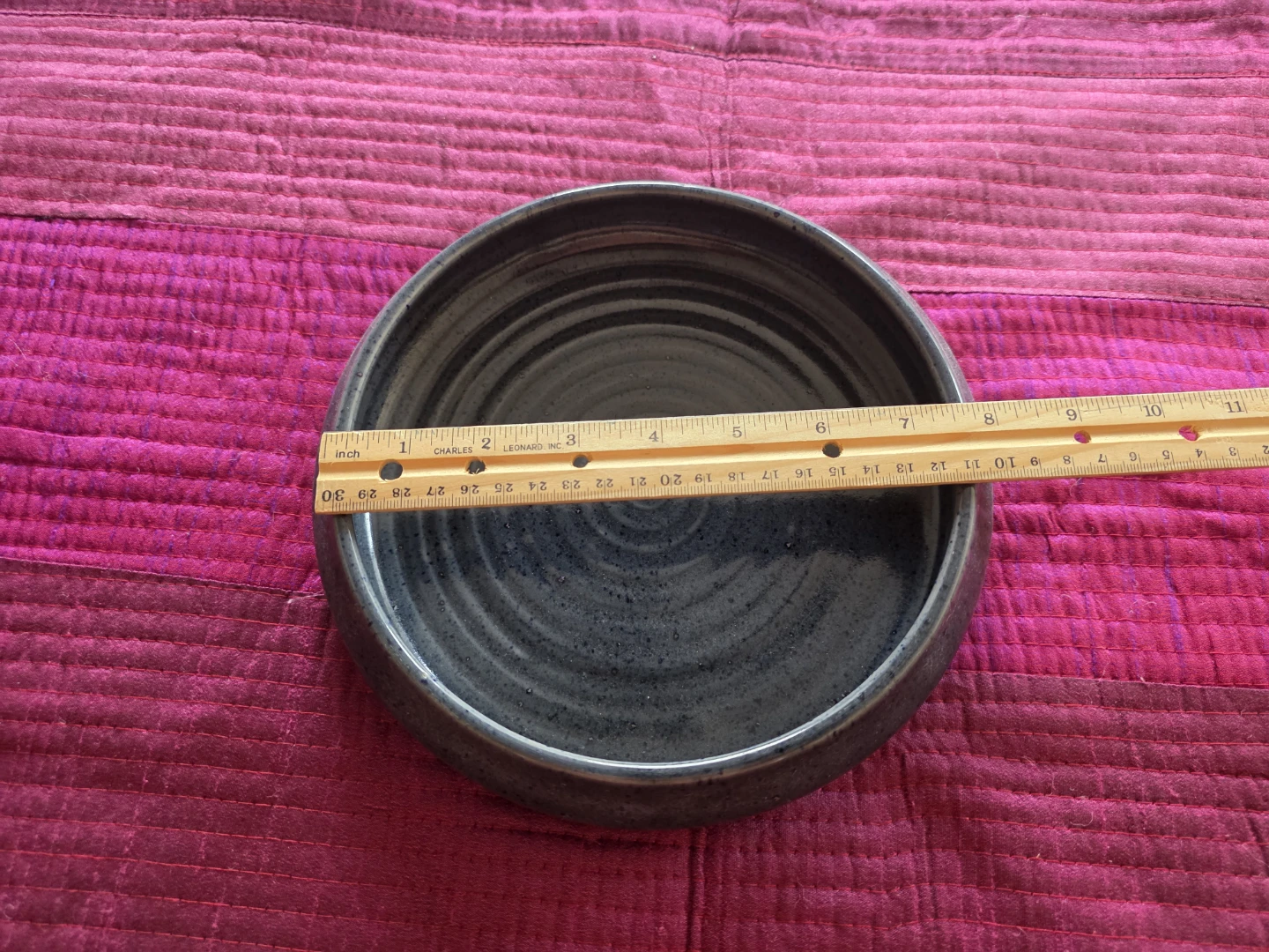Bluish Gray Ceramic Bowl/Dish