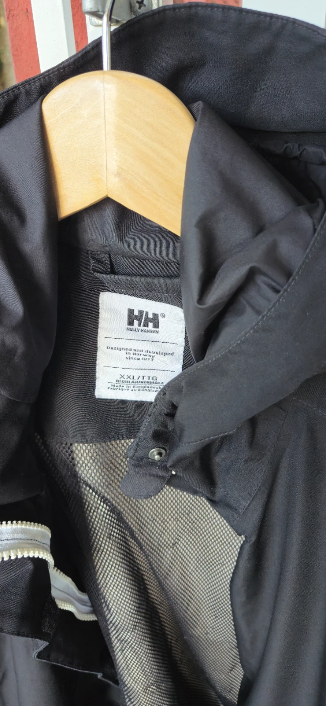Helly Hansen Black Rain Jacket XXL - photo 2