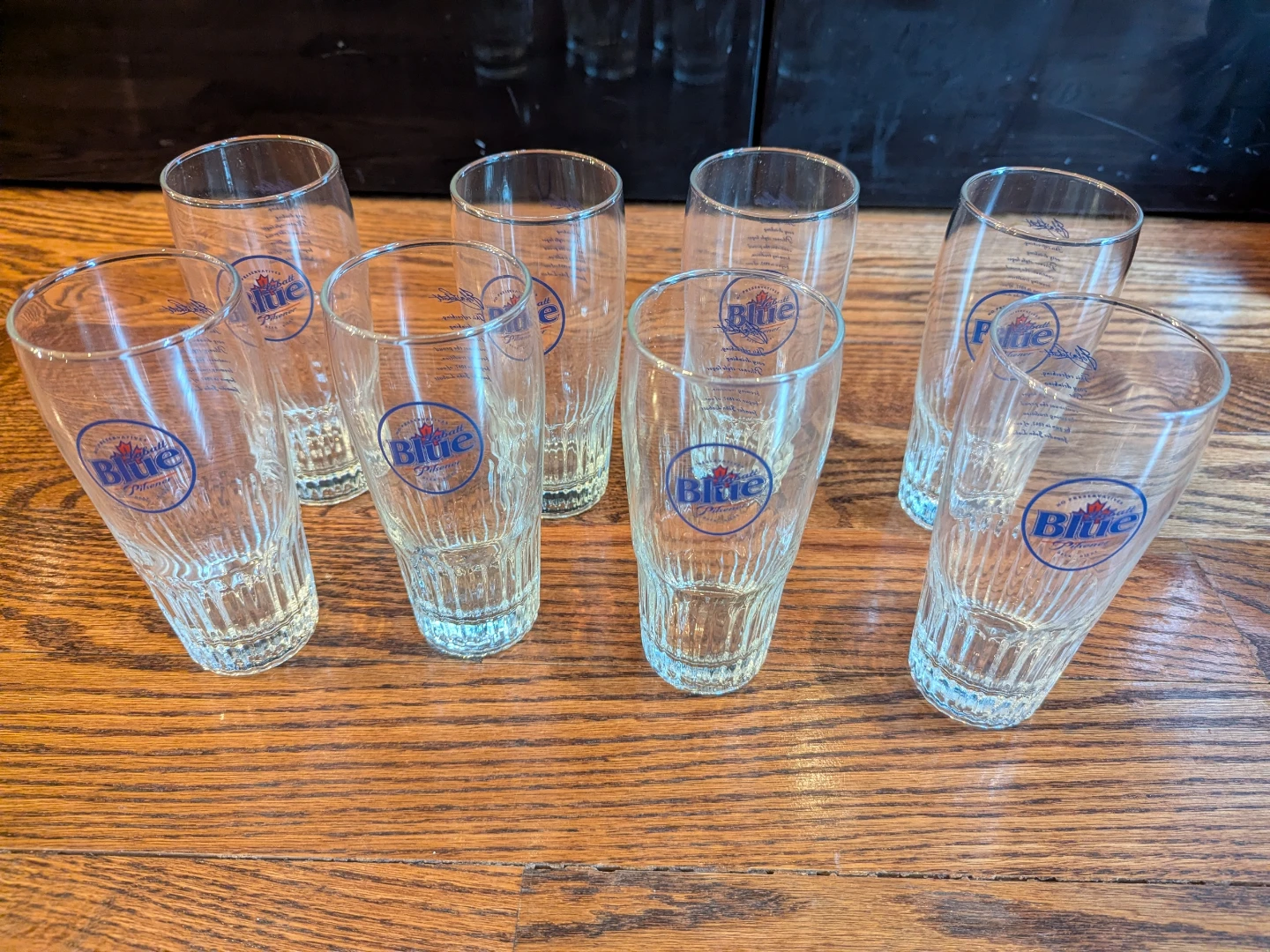 Labatt Blue Pilsener Beer Glasses Set of 8 - photo 2