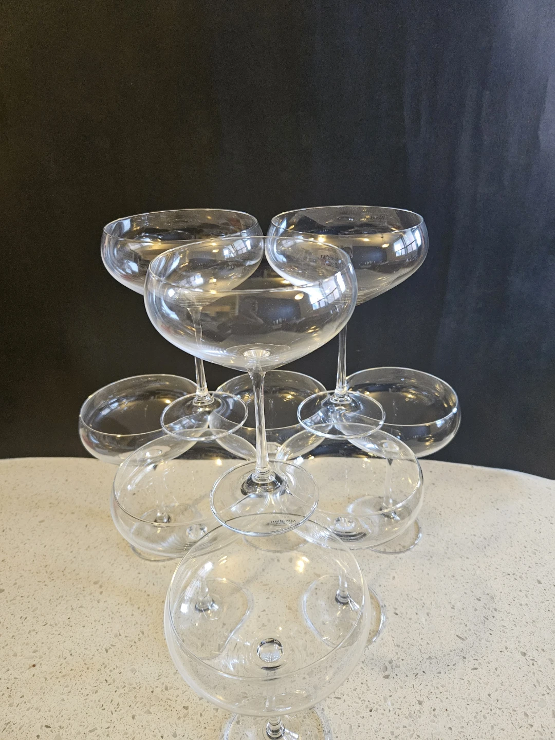 Meridian by Shannon Coupe Glasses (Set of 9) - photo 2