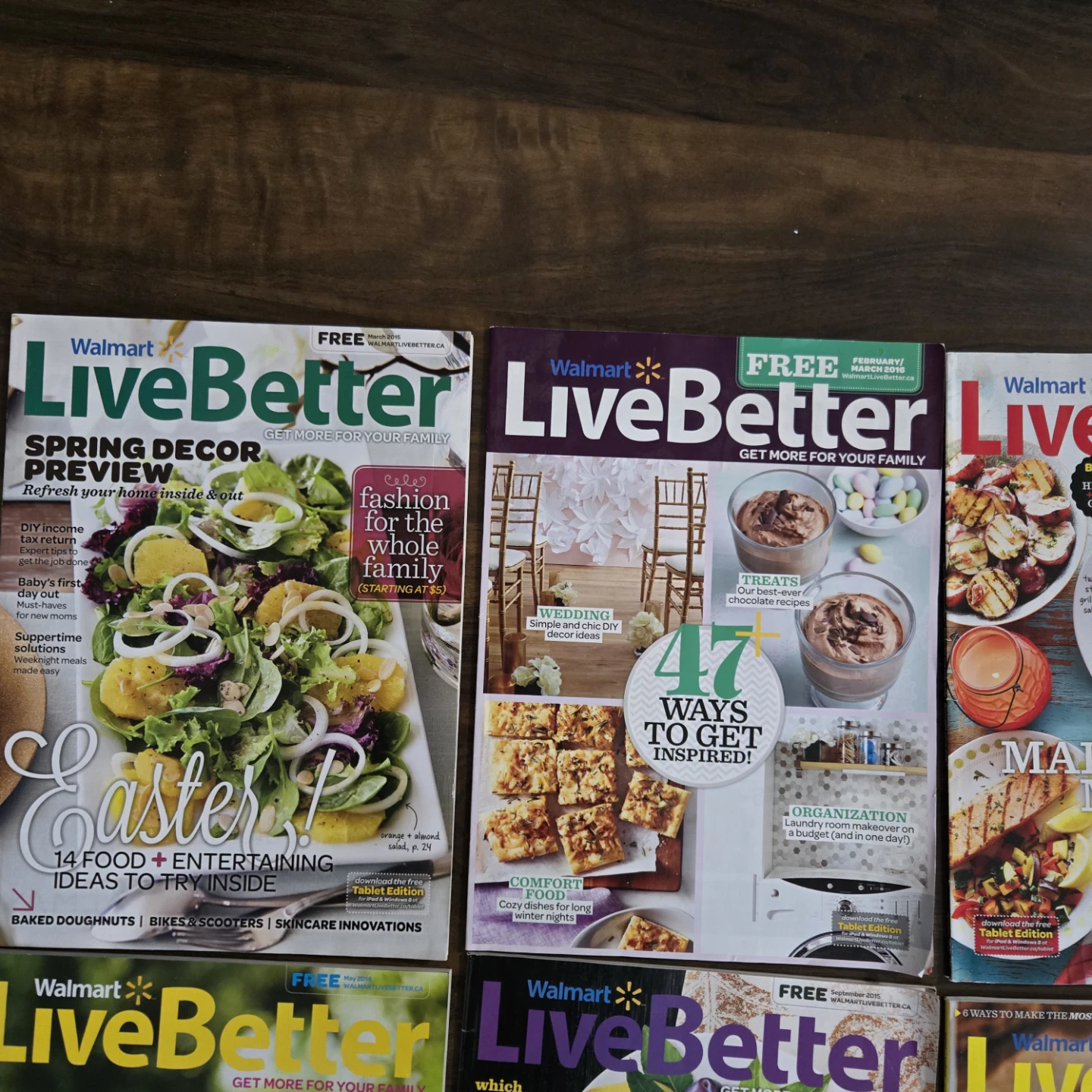 8 FREE Walmart Live Better Magazine Collection - photo 2