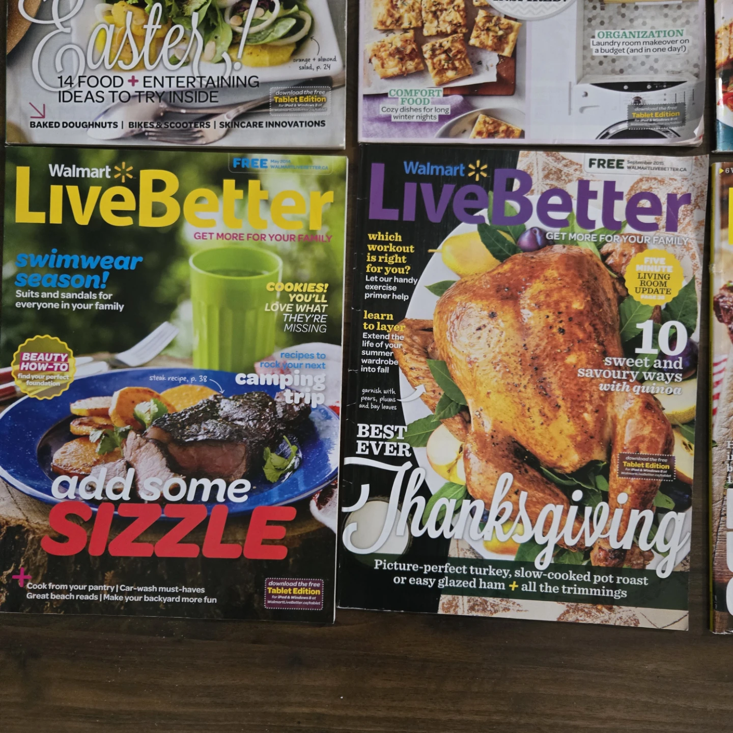 8 FREE Walmart Live Better Magazine Collection - photo 4