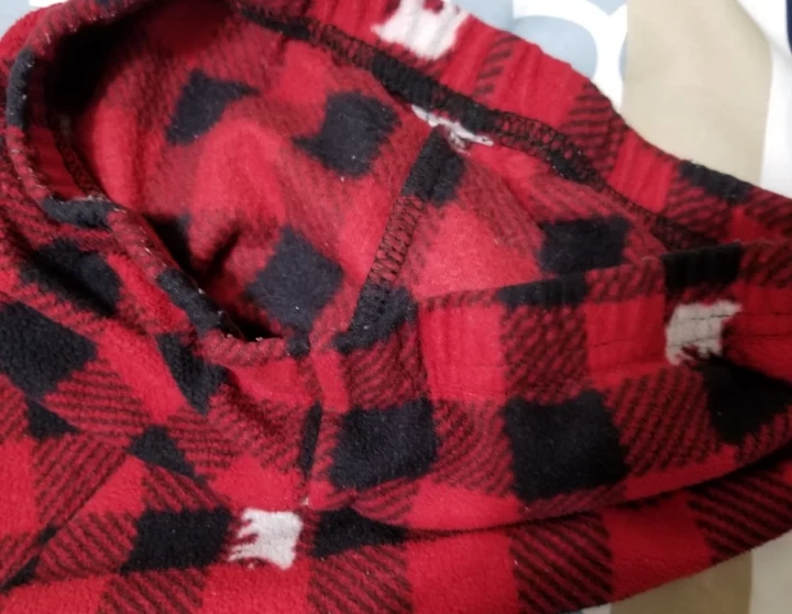Plaid Bear Fleece Pajama Pants 4 -5 yrs 🌱 - photo 3