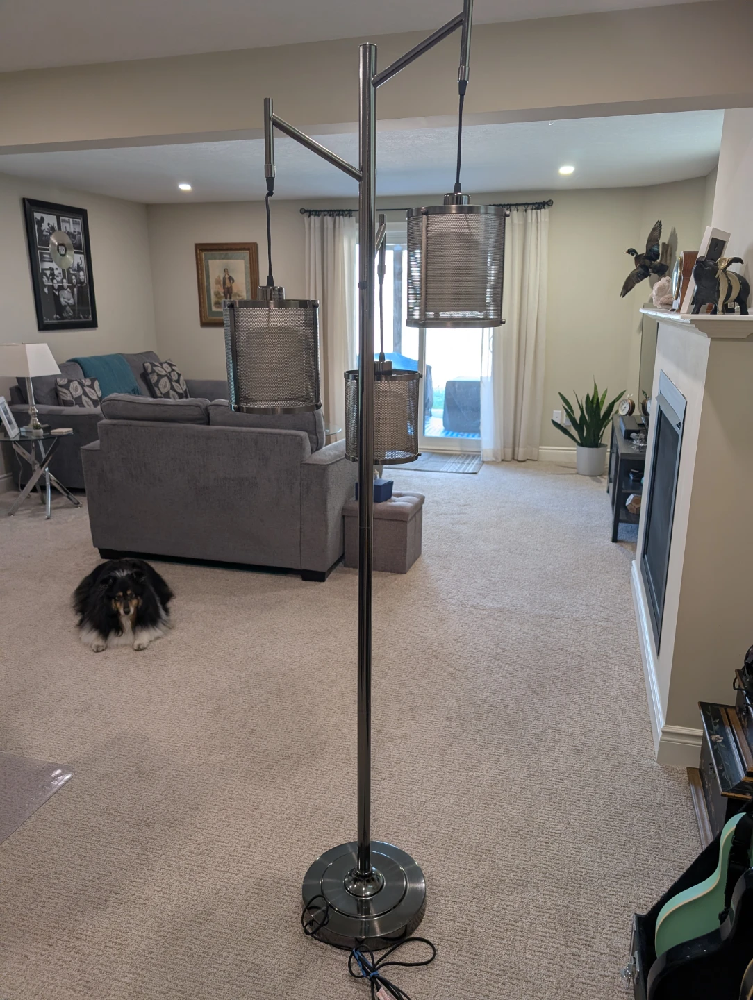3-Light Floor Lamp
