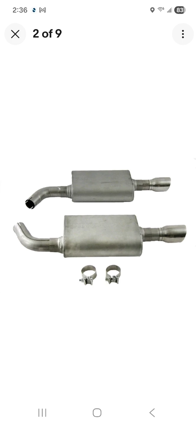 Dynomax Performance Exhaust Mufflers - 2013 - 2019 Taurus SHO