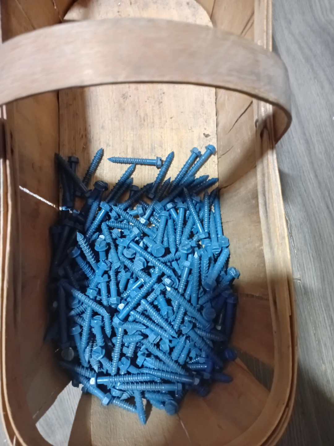 Blue Hex Head Lag Screws