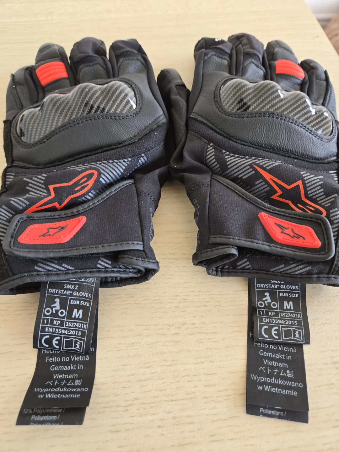 Alpinestars SMX-Z Drystar Gloves Size M - photo 3