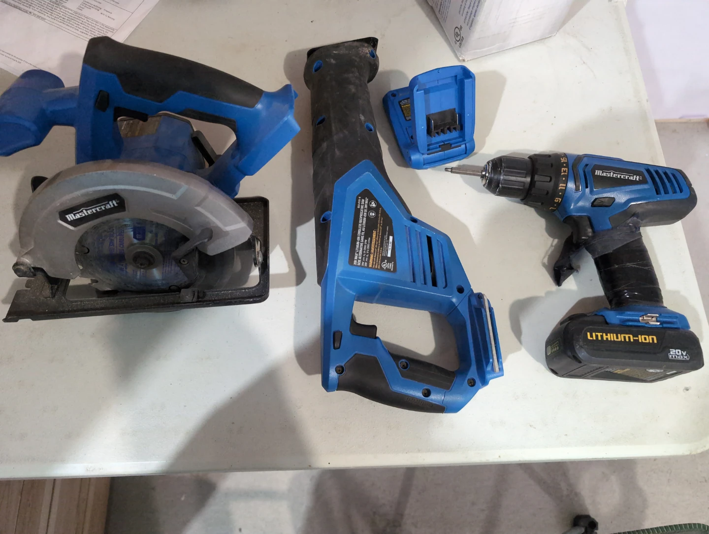 Mastercraft 20V MAX Cordless Power Tool Set
